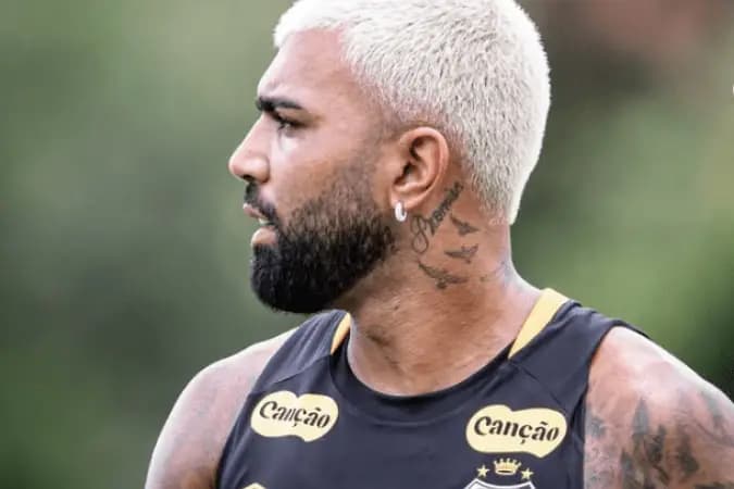 Gabigol faz 1º treino no Santos e exalta o clube: 'É uma causa'