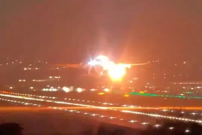 Turbina explode na decolagem em Guarulhos e avião faz pouso de emergência