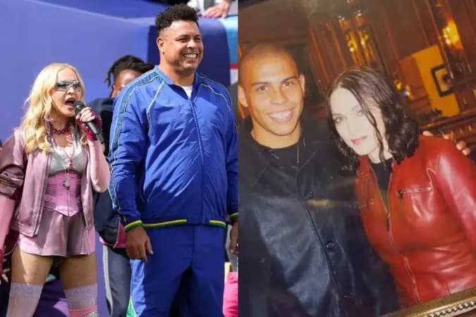 Madonna e Ronaldo revivem encontro de quase 30 anos na Copa