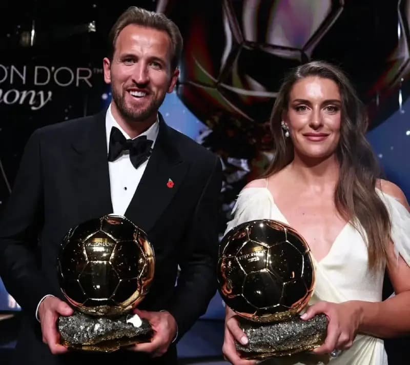 Harry Kane e Alexia Putellas vencem prêmio Bola de Ouro de 2026