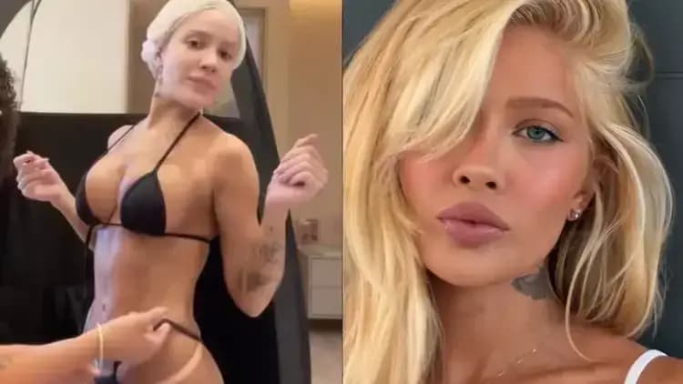 Karoline Lima desabafa após crítica ao bronzeado: 'Vamos me jogar no lixo?'