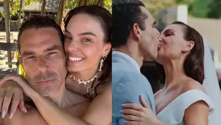 Marcus Buaiz celebra 1 ano de casados com Isis Valverde com linda homenagem