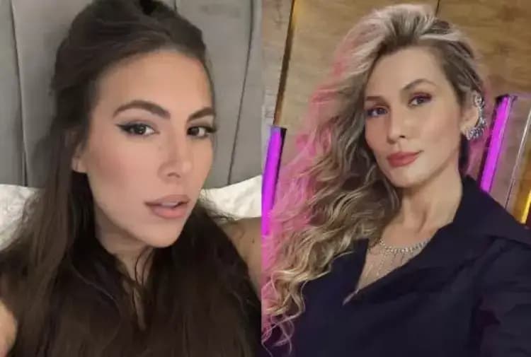 Lívia Andrade reage a provocação e ironiza Yanka Barreiros: 'Quem é'