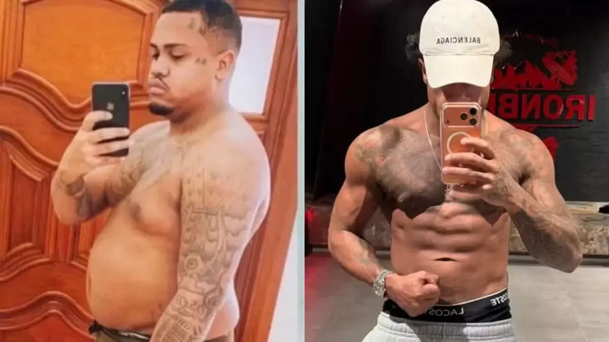 Veja o antes e depois de MC Davi e saiba como ele eliminou cerca de 28 kg
