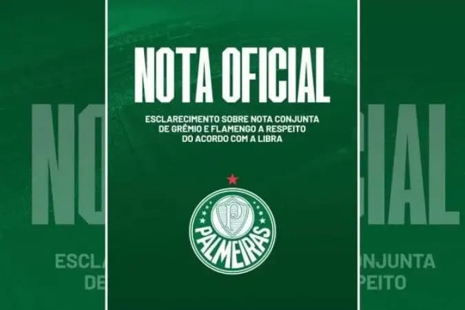 Palmeiras rebate Grêmio e Flamengo e chama nota da dupla de mentirosa