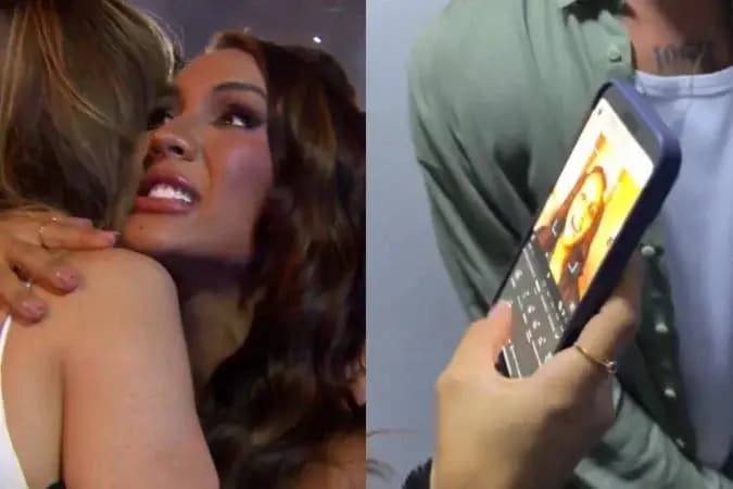 Maxiane é flagrada fazendo suposto 'Photoshop' em foto e vídeo viraliza