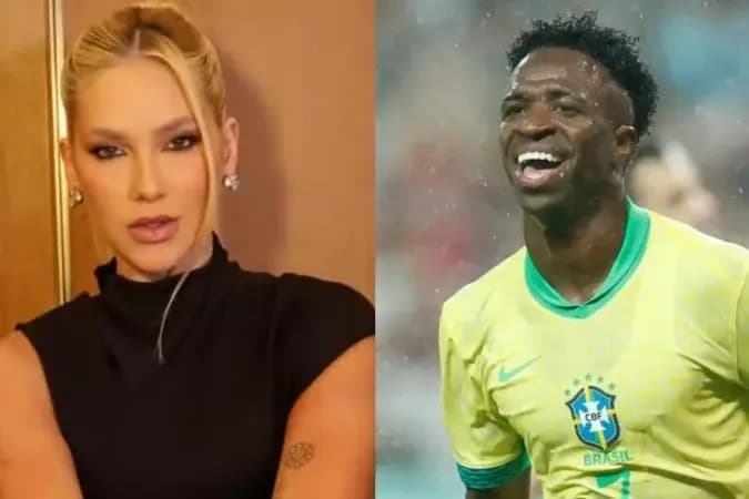 Virginia se pronuncia após ser defendida por Vini Jr. por ataques em jogo do Brasil