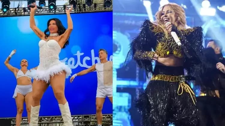 Gretchen solta o gogó, canta hit de Joelma e vocais impressionam público